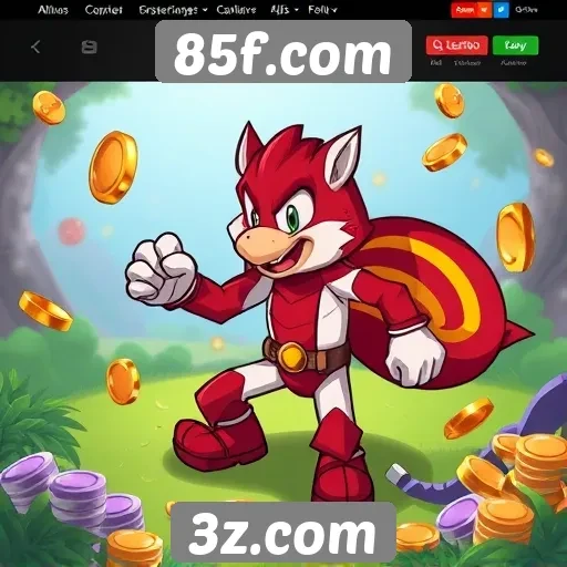 Interface intuitiva e fácil navegação no 85f.com